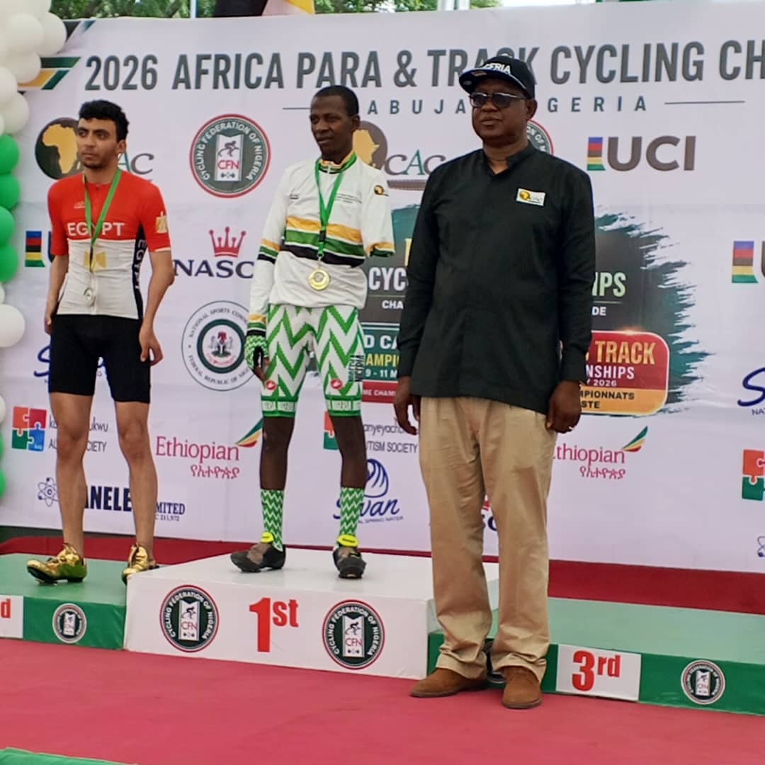 Team ‎Nigeria top 3rd African Para-Track Champions