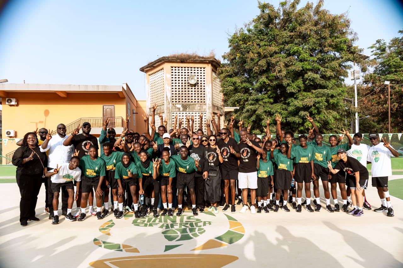 Cover image for Masai Ujiri, Giants of Africa unveil 47th & 48th built within basketball courts in Sierra Leone, Guinea 