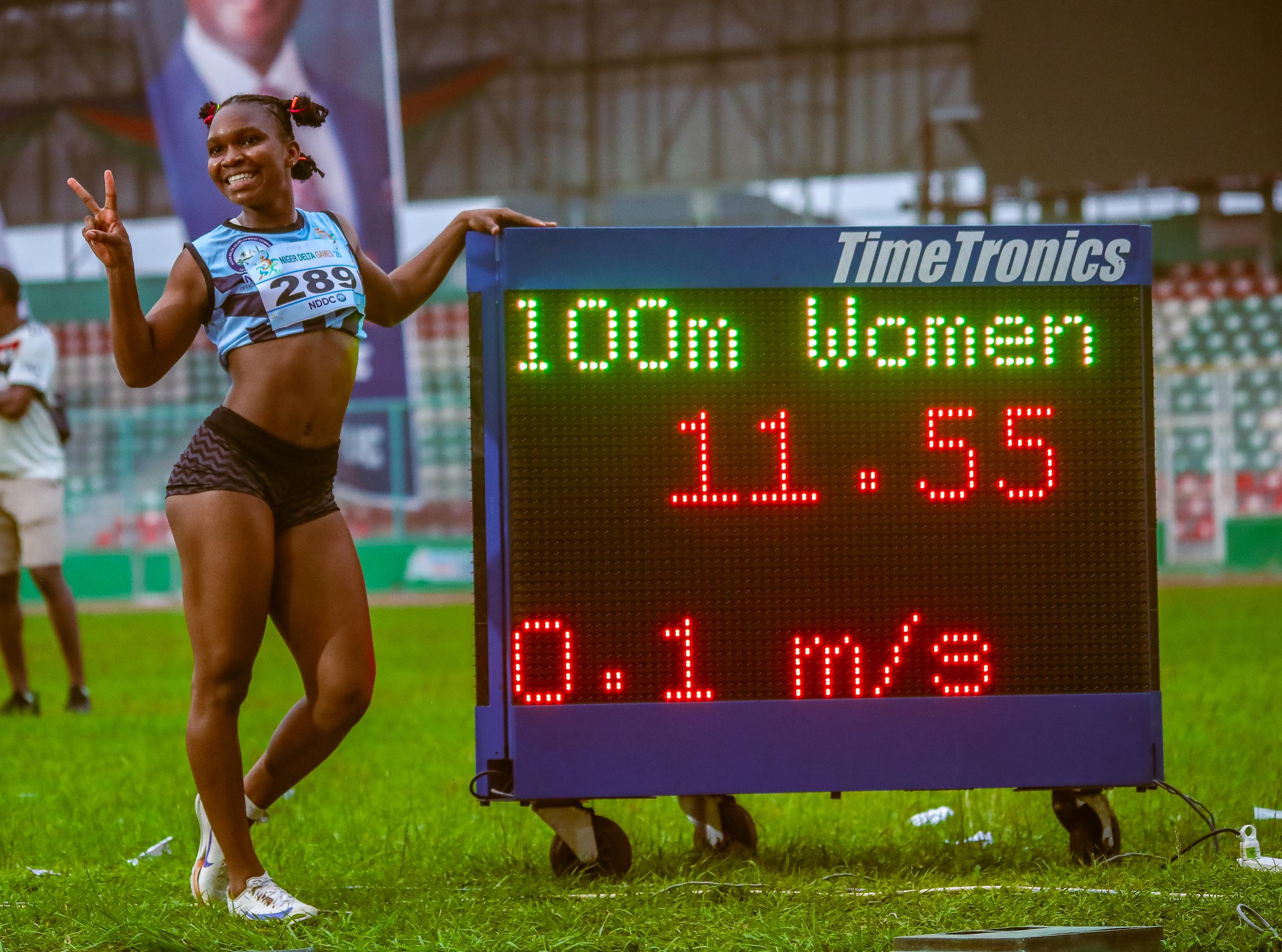 Cover image for 2ND NIGER DELTA GAMES: Team Delta claims 100m gold in male, female categories 