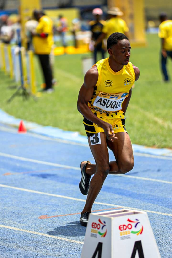Cover image for Ezekiel Asuquo spearheads 400m victories at MTN CHAMPS Grand Final
