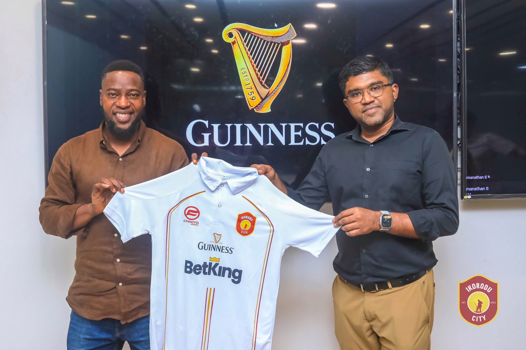 Cover image for Ikorodu City secures mouthwatering deal with Guinness Nigeria