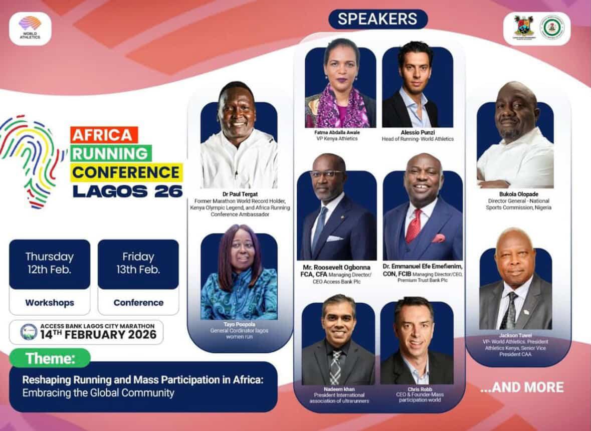 Cover image for Running Conference in Lagos set to revolutionise Road Races in Africa -Ogba
