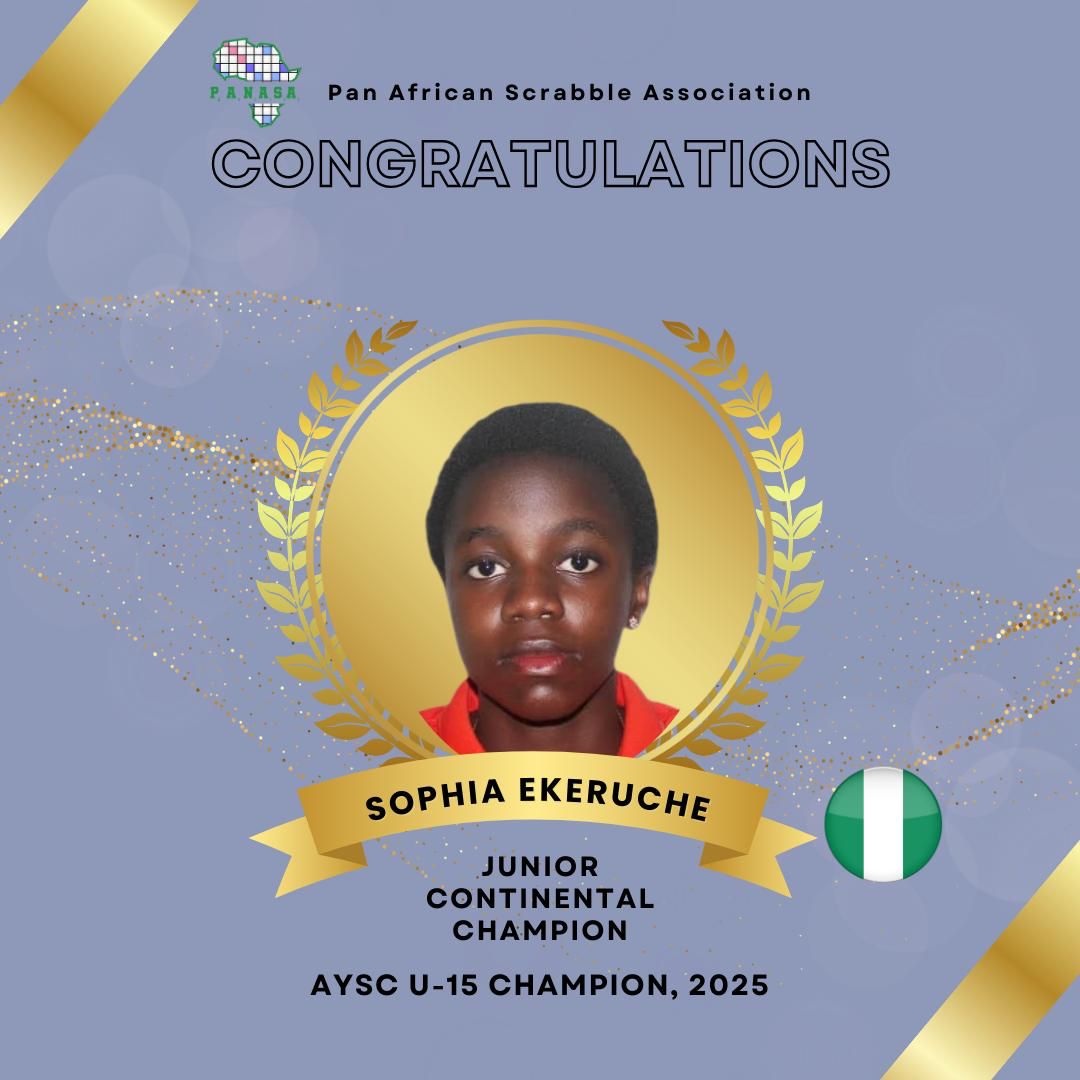 Cover image for 7 Scrabble stars receive PANASA honours as Africa celebrates landmark year