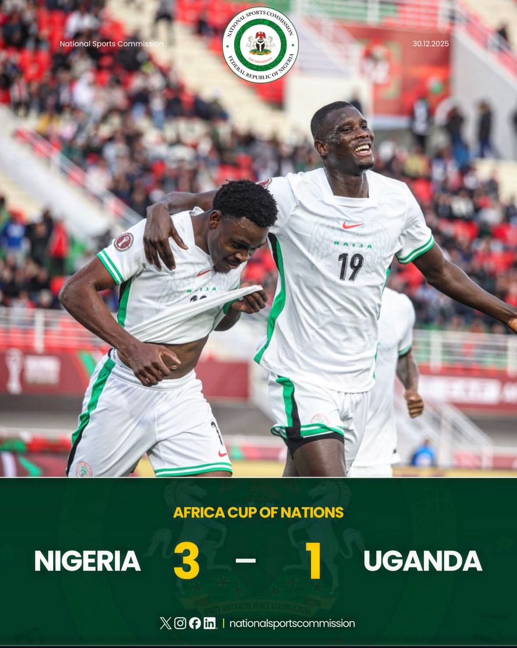 Cover image for AFCON: Oliseh showers praises on Super Eagles