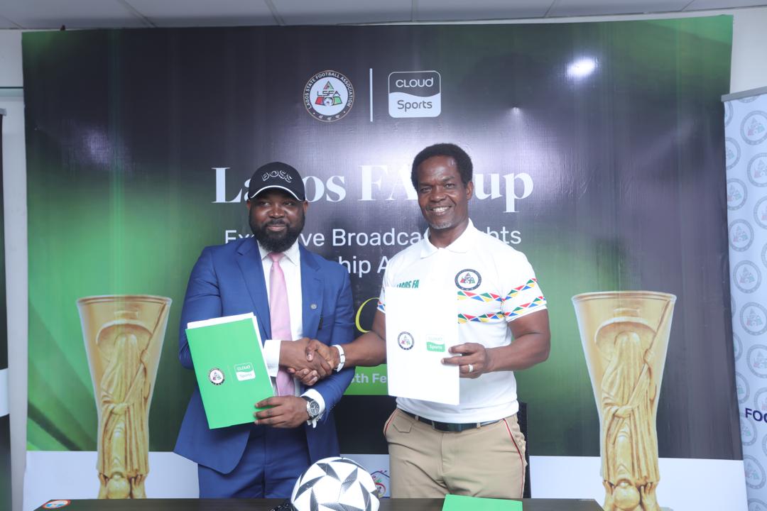 Cover image for Lagos FA signs 3-year exclusive Broadcast Rights deal with Cloud Sports for Lagos FA Cup