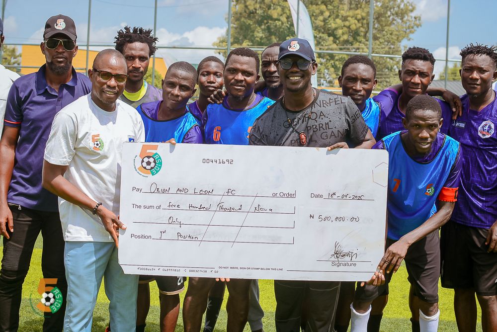 Spires 5-Aside Tourney: Orion & Leon 're champions of Ikorodu 