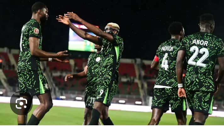 Cover image for Osimhen, Ndidi, Lookman score, as Eagles grab N1.2bn