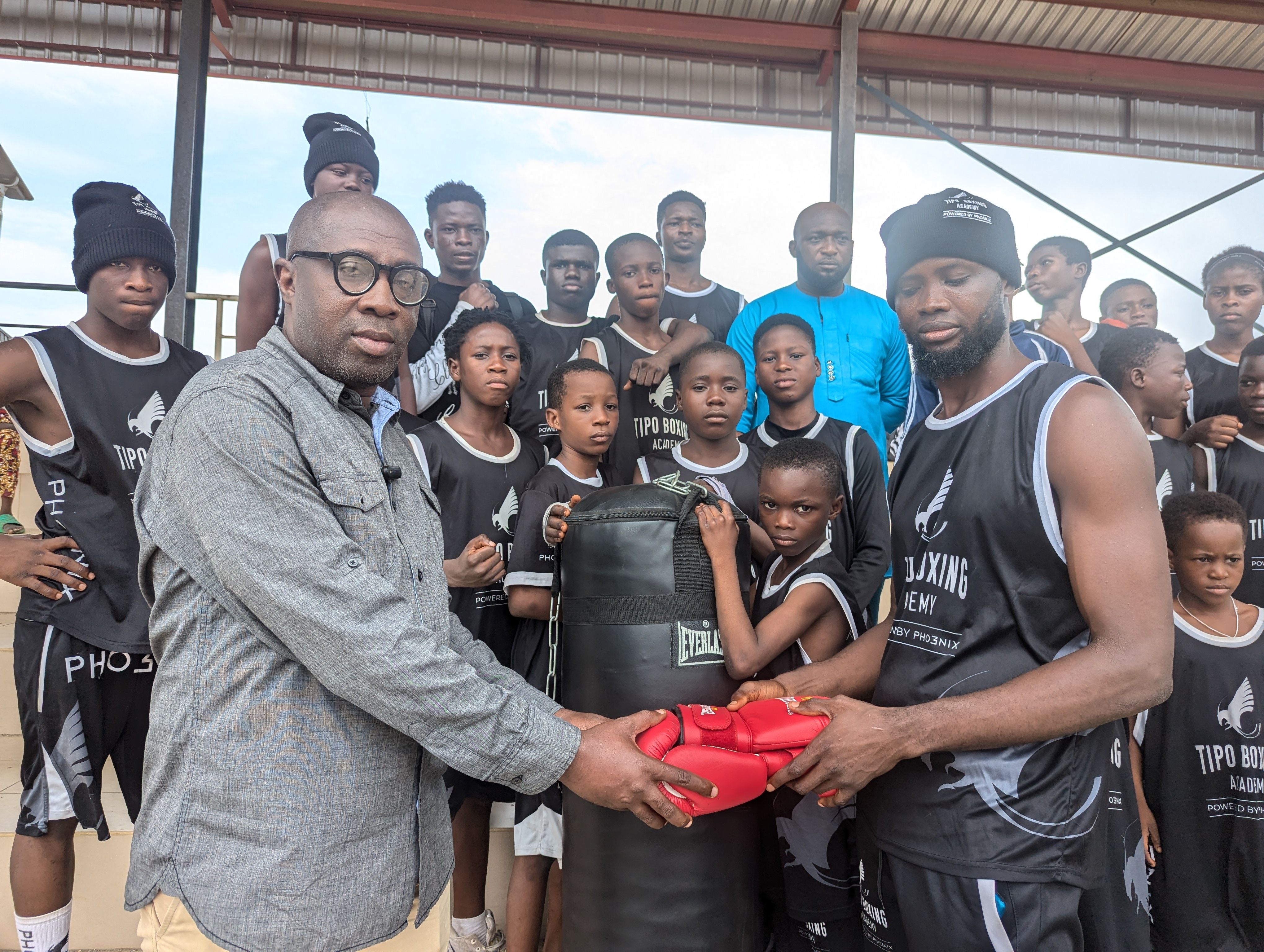 Cover image for Flykite Productions donates essential training kits to Boxing Academy