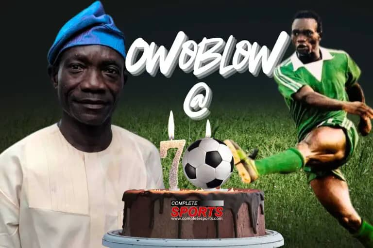 Cover image for Ilaboya Celebrates Eagles Legend, Owolabi, @ 70