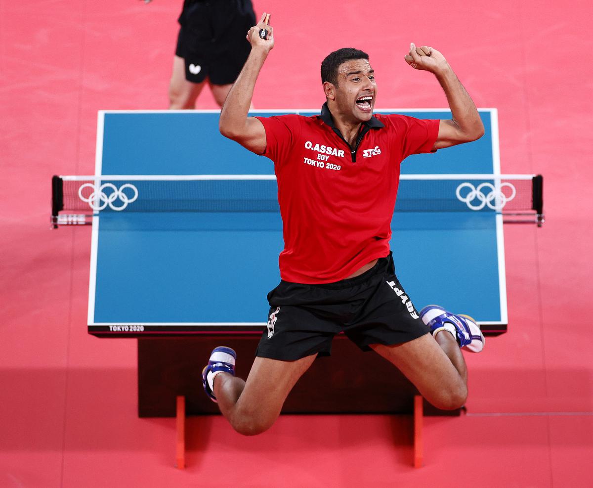 Cover image for African Games: Assad reclaims Table Tenni title  ... Beats Aruna Quadri to gold