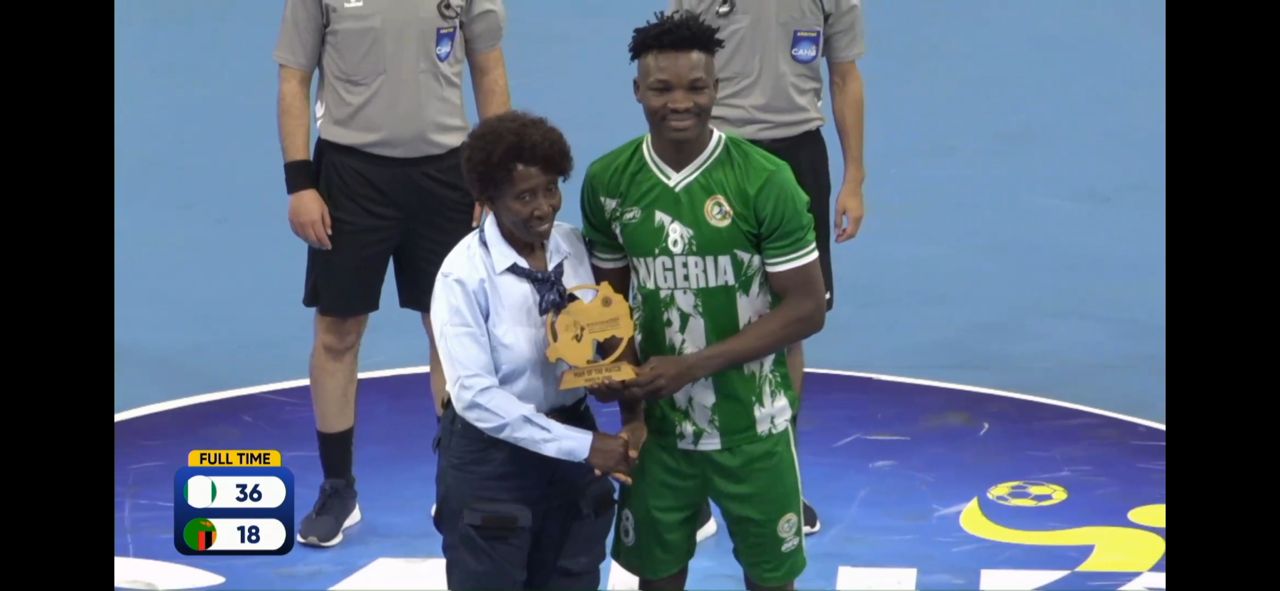 Cover image for Nigeria crush Zambia, seal quarterfinal spot in Africa Men's Handball Nations Cup 