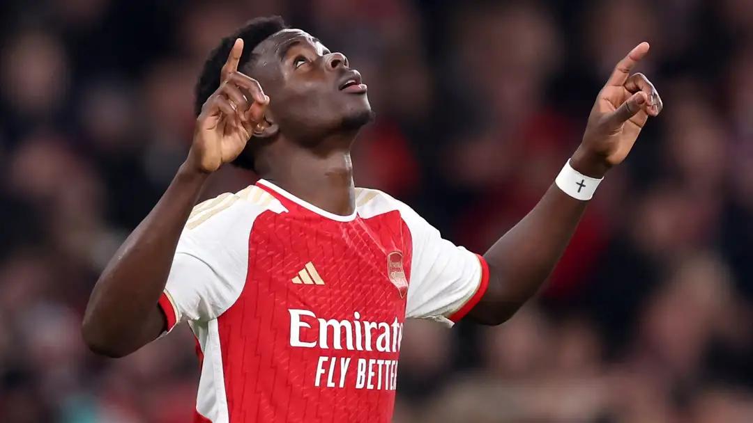 Cover image for  Saka clinches February's Player of the Month award