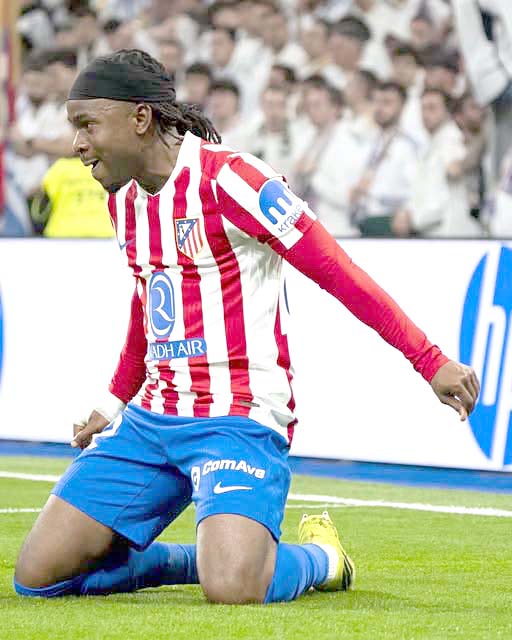 Cover image for Lookman scores on Laliga derby debut as Atleti surrender to Real
