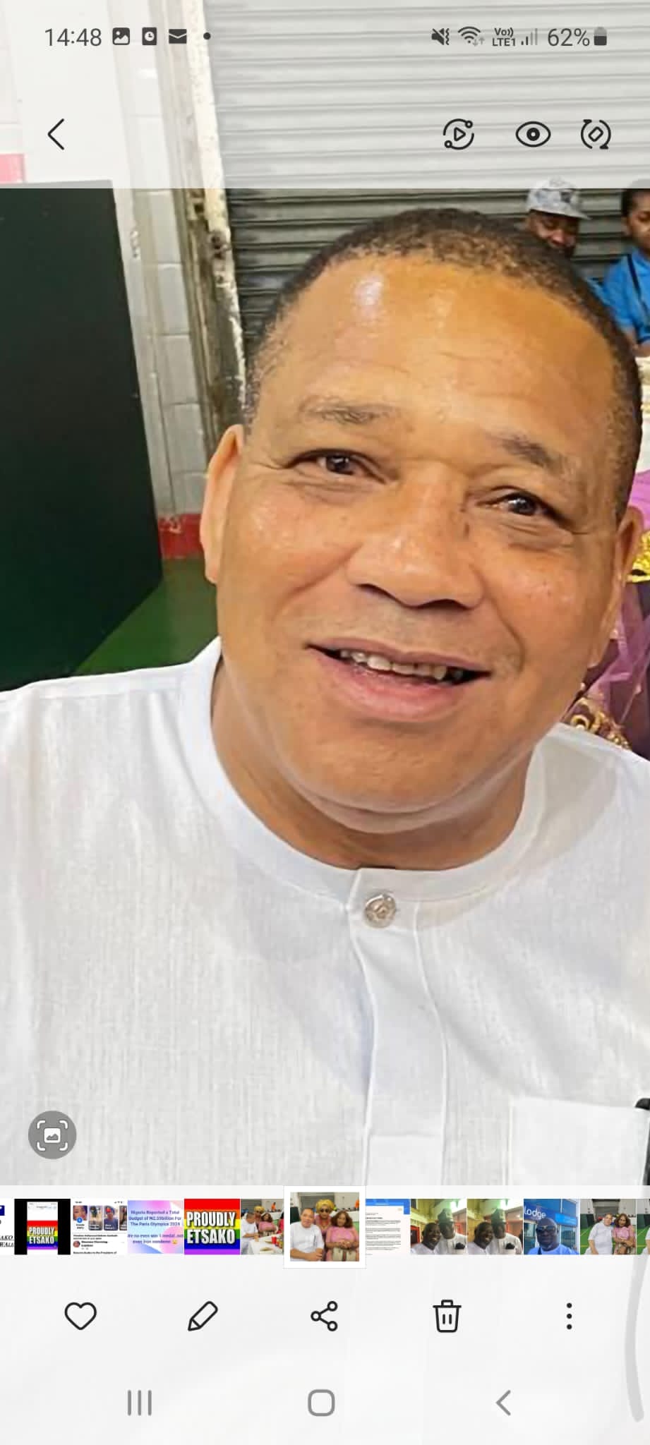 Cover image for Morris Atula returns to Nigeria,eyes wrestling federation presidency