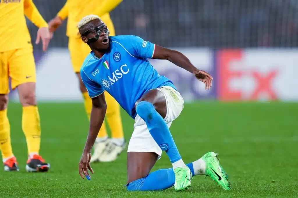 Cover image for Osimhen returns from Paris, doubtful for final Serie A match