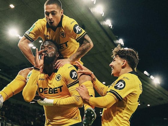 Cover image for Arokodare scores 2nd EPL goal for Wolves