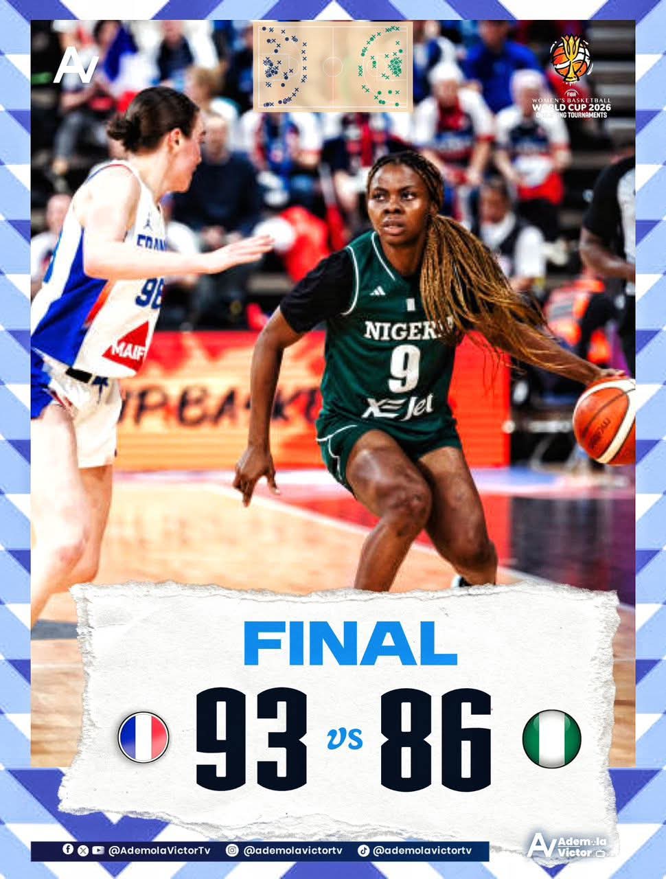 FIBAWWC2026: D'Tigress fall to France 93-86 in gritty match