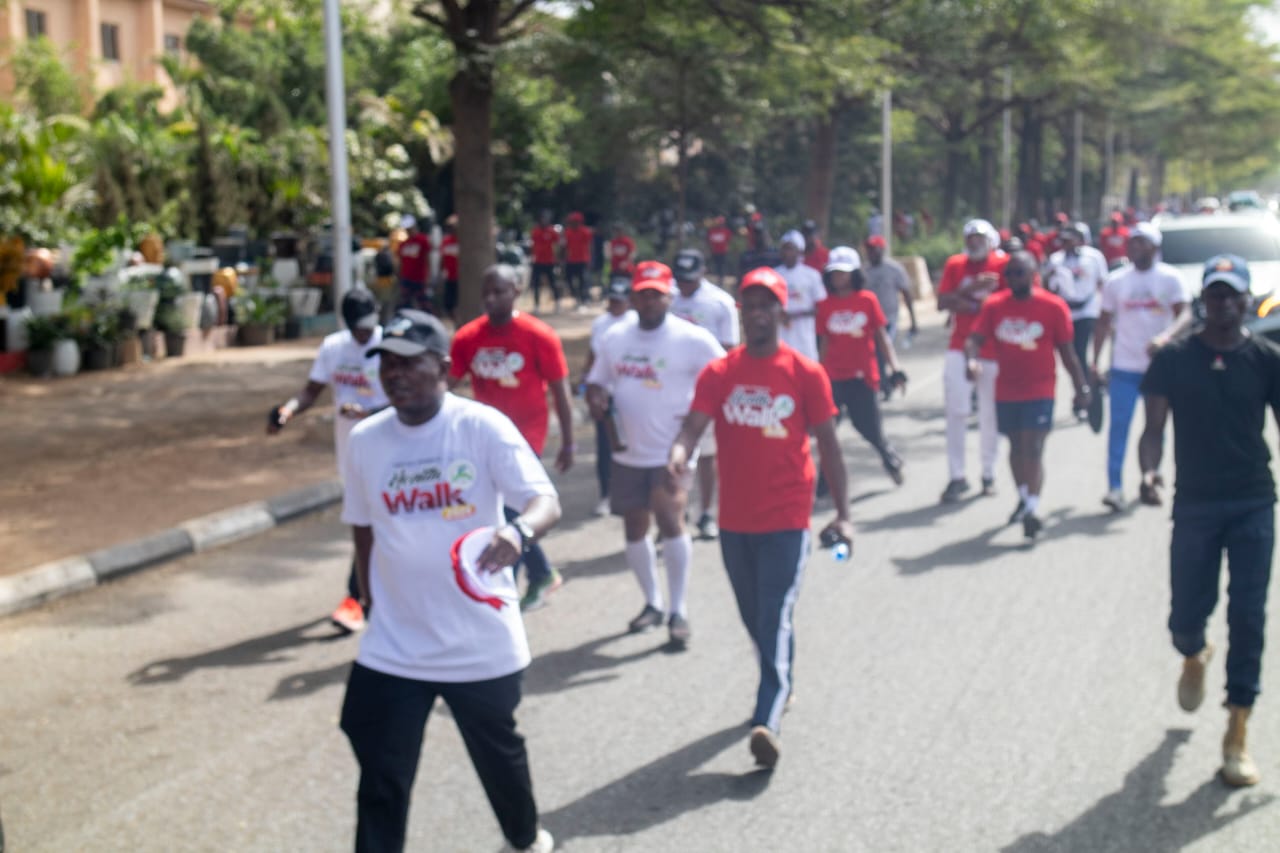 Cover image for Jabi Abuja All Stars FC organise 13km health fitness walk
