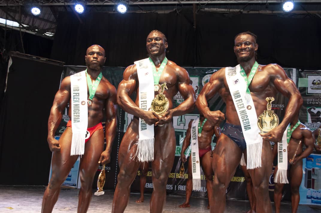 Cover image for Mr Flex Nigeria 2025:  Saka crowned champion as organisers seek greater support for Global Ambitions