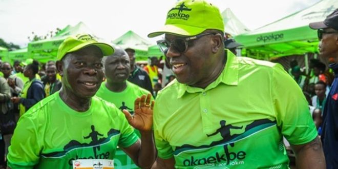 Cover image for Okpekpe Race organisers celebrate Oshiomhole at 74