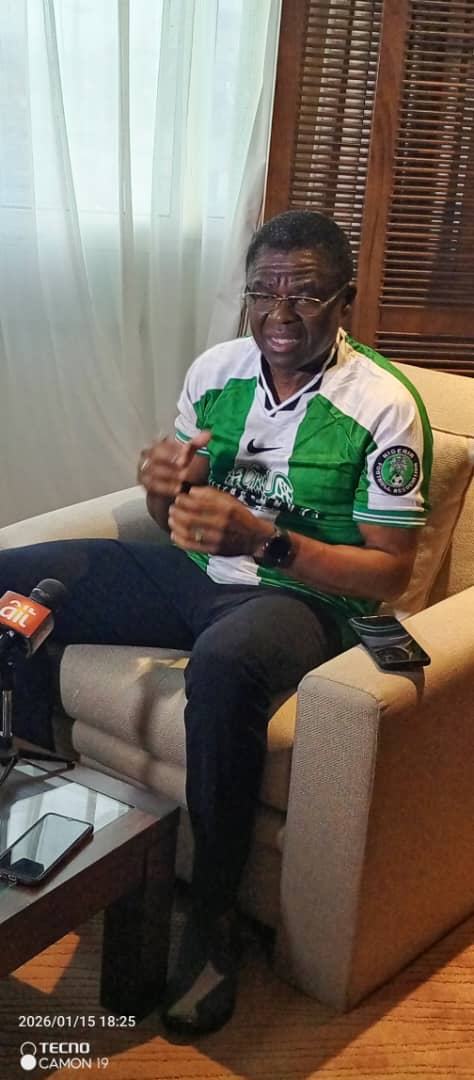 Cover image for Nigeria victory over Egypt, represents fighting spirit of the super Eagles..... NIS DG/CEO