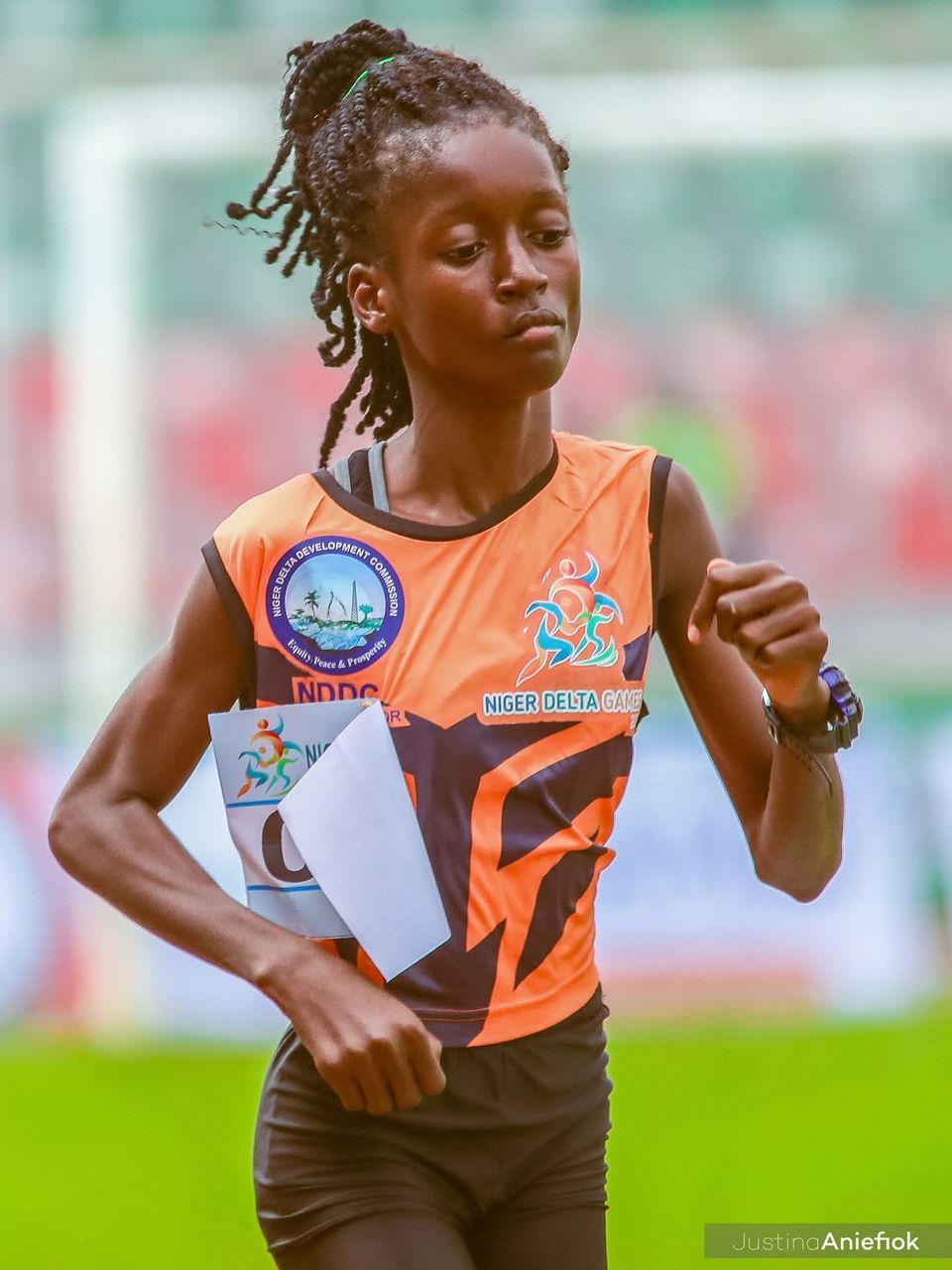 Cover image for Okon races to Gold for Akwa Ibom, eyes international podium finish