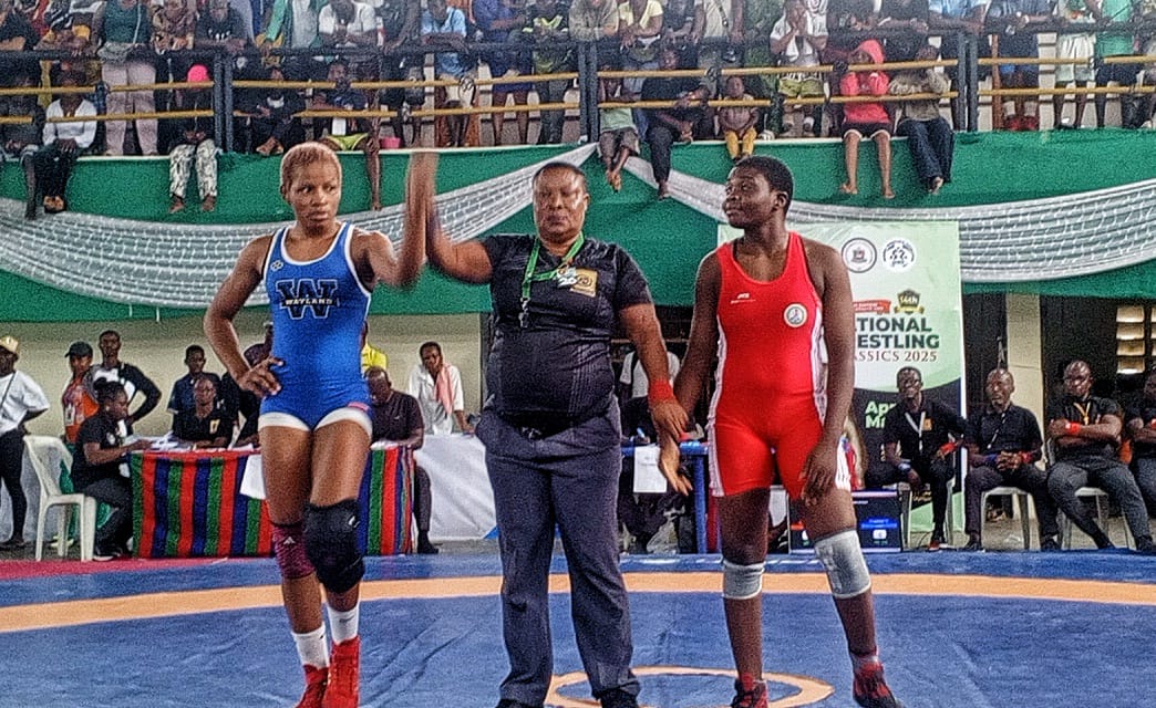 Cover image for Adekuoroye, Ebikewenimo, others retain titles at 4th Gov Diri Wrestling Classics